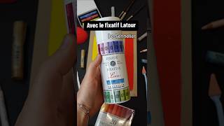 On test le fixatif Latour de Sennelier art artshorts dessin artsupplies test pastel [upl. by Aiasi]