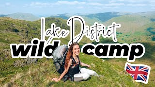 Wild Camping in the Lake District 🏕  My First Time [upl. by Merissa602]