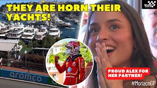 Monaco Fans Celebrated Charles Leclerc Pole Position by Horning their Yachts Monaco GP 2024 [upl. by Aihsyak625]