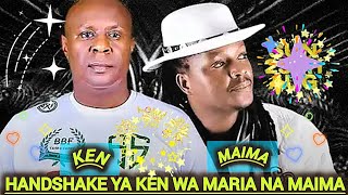 KEN WA MARIA NA KITHUNGO RAHA MAIMA WAPEANA HANDSHAKE FURAHA KWA MASHAMBIKI [upl. by Marola]