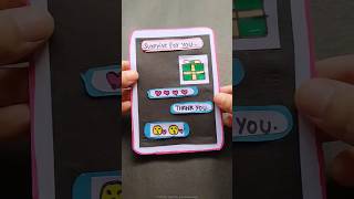 Diy mobile card making handmade shorts ytshorts cards diy craft trending birthday gift [upl. by Arv331]