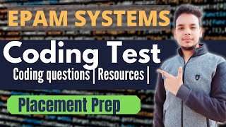 EPAM Coding Test Questions  Epam Exam Pattern  Recruitment Process [upl. by Arnaldo]