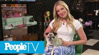 Kristine Leahy Of American Ninja Warrior On Her Best Fuzzy Friend Jersey  Puparazzi  PeopleTV [upl. by Aicirpac]