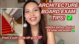 HOW TO REVIEW amp PASS THE ARCHITECTURE BOARD EXAM My ALE Experience [upl. by Shatzer]