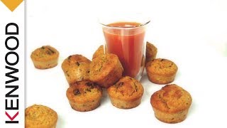 Recette de jus detox et muffins avec l’extracteur de jus PureJuice Pro de Kenwood [upl. by Isabelita]