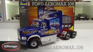 124 Revell Ford Aeromax 106 Truck How to build german [upl. by Sevart]