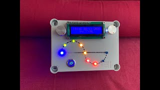 Biorhythm Clock using Arduino Nano RTC 1602A Display 74HC595 [upl. by Baudin]