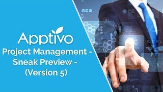 Apptivo Project Management  Sneak Preview  Version 5 [upl. by Rickie369]