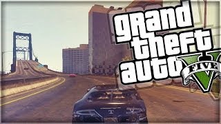 GTA 5  Bridge Balance Beam amp Racing GTA V Online Funny Moments [upl. by Oirazan290]