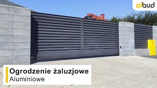 Montaż ogrodzenia aluminiowego z dostawą bloczków KOSTBET i bramą Wiśniowski w Gdańsku [upl. by Llij]