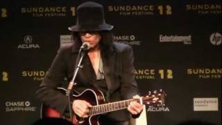 Sixto Rodriguez aka Sugarman quotThe Establishment Bluesquot 720p HD Live at Sundance 1262012 [upl. by Xonnel]