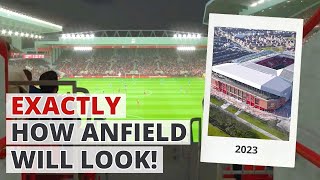 New video shows EXACTLY how Anfield will look once complete [upl. by Gnohc]