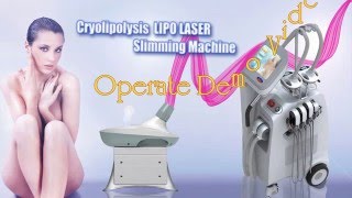 Cryolipolysis plus lipo laser Machine LCR01 VIdeo [upl. by Mohandas]