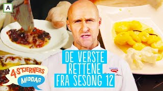 4stjerners middag  De verste rettene fra sesong 12  discovery Norge [upl. by Ermeena]