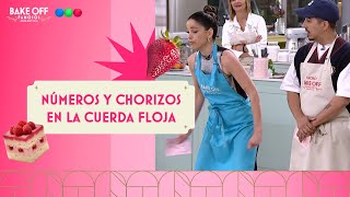 Cande Molfese Nacho Elizalde y Gastón Edul se enfrentaron en la cuerda floja de Bake Off Famosos [upl. by Eniladam242]