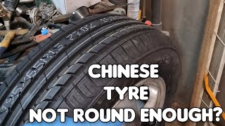 Austone Athena Sp802 China Tire not round as brand new [upl. by Ateval578]