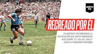 IMPERDIBLE el día en el que Diego recreó su gol a Inglaterra junto a Fernando Niembro [upl. by Anse466]