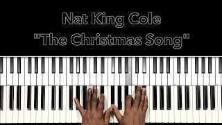 Nat King Cole quotThe Christmas Songquot Piano Tutorial [upl. by Yahsram]