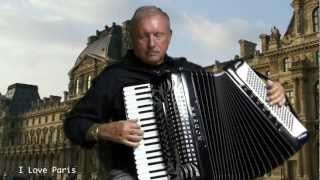 Under Paris Skies French Accordion Medley Lee Terry Meisinger Accordeon Fisarmonica [upl. by Ramedlab]