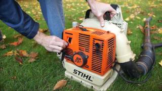 Stihl BR320 Backpack Leaf Blower [upl. by Arber955]