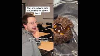 PovThe kid who eats McDonalds lunch at schoolshort greenscreen middleschool school nostalgia [upl. by Nabla513]