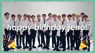 different ways nct congratulated jenos birthday [upl. by Bishop655]