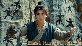 Kung Fu Movie Illiterate lad masters defyingheaven technique defeating the No1 in martial world [upl. by Aitra]