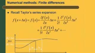 CE 531 Mod 44a Finite Difference Formulation [upl. by Yvi]