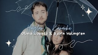 Haglar  Olivia Lobato amp Björn Holmgren Karaoke [upl. by Derby]