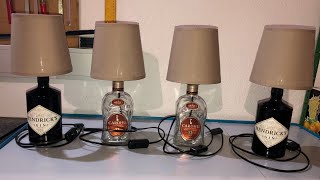 Cómo hacer lámparas con botellas de licor CRAFTS DIY [upl. by Luehrmann]