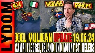 UPDATE Campi Flegrei Island und Mount St Helens  Vulkanisch ist was los [upl. by Eentihw]