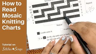 How to Read a Mosaic Knitting Chart [upl. by Philbert151]