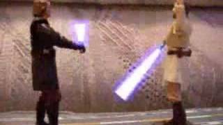 SW Action Figures Lightsaber Fight Compilation Part 2 [upl. by Hilario]