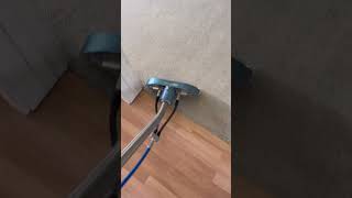 Deep Steam Cleaning Dirty Carpet  whitecarpet deepcleaning steamcleaning [upl. by Anaibib]