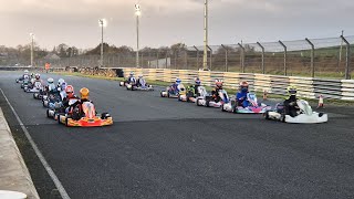 NI Winter Cup Senior Rotax Super Heat 161124 [upl. by Nwahsar336]