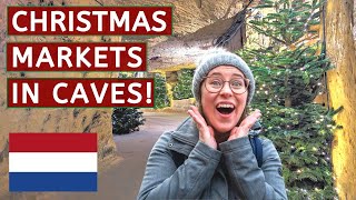 Valkenburg Christmas Markets in CAVES [upl. by Ttenaj975]