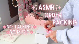 Lets pack orders✨ASMR✨ asmr order packing no talking no music small business asmr packing orders [upl. by Ettenot63]