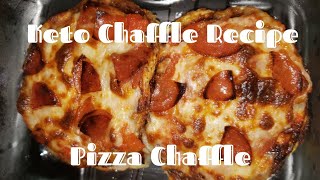 Pizza Chaffle Great keto chaffle recipe pizzachaffle ketochafflerecipe ketochaffle ketowaffles [upl. by Liva592]