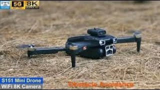 S151 DroneS151 Obstacle Avoidance Economy 8K Brushless GPS Drone – Just Released  BANGLA REVIEW [upl. by Odeen349]