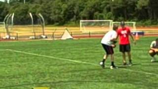 Quarterback Practice Drills Throwing on the Run [upl. by Besse]