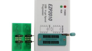 How to EZP2010 Gravar memória  USB Programmer SPI Eeprom [upl. by Nitz915]