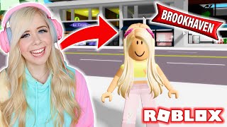 PLAYING BROOKHAVEN FOR THE FIRST TIME ROBLOX BROOKHAVEN [upl. by Adon]