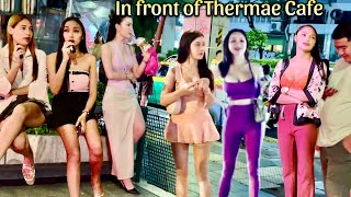 Thermae Cafe Boom Boom Freelancers 2024  Thermae Cafe Bangkok Soi 4 Bangkok Nightlife Nana Plaza [upl. by Novick86]