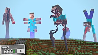 MINECRAFT MOST SCARY SEEDS 😱  MINECRAFT HORROR SEED 666  MINECRAFT HORROR [upl. by Averir]