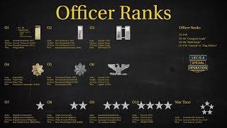 US Military All Branches OFFICER RANKS Explained  What is an Officer [upl. by February604]