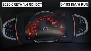 0180 kmh acceleration in Hyundai Creta 2020  How fast is this SUV [upl. by Krystyna]