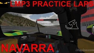 iRacing LMP3 Practice Laps at Navarra  135495 [upl. by Gabriello592]