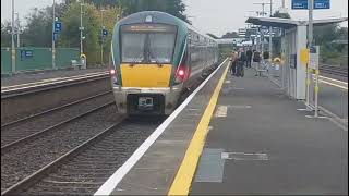 Trains at Hazelhatch and Celbridge irishrail [upl. by Adnohsed484]