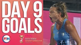 ALL THE GOALS From Day 9  2018 Womens World Cup [upl. by Filmer697]