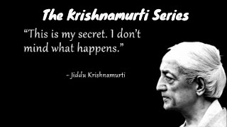 The Krishnamurti series An interview with J Krishnamurti [upl. by Aneladgam]